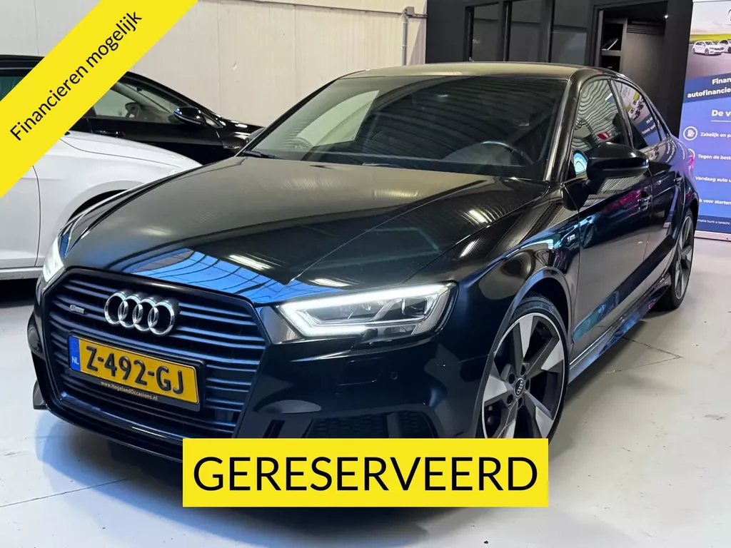 Audi A3 Limousine 1.4 TFSI 150PK  2 x S-line AUTOMAAT Black Optik Dynamische Led Navi Sfeer PDC