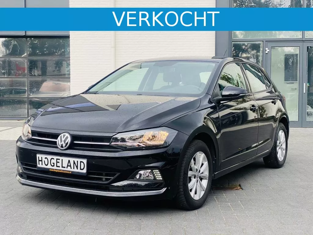 Volkswagen Polo 1.0 TSI Highline 140pk 2019 zwart Carplay PDC ACC