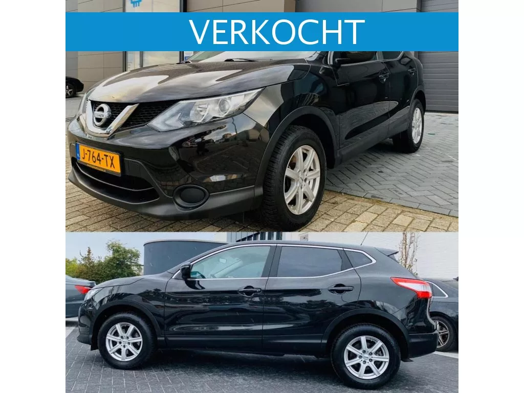 Nissan Qashqai 1.2 DIG-T|2016|Dealeronderhouden|zwart